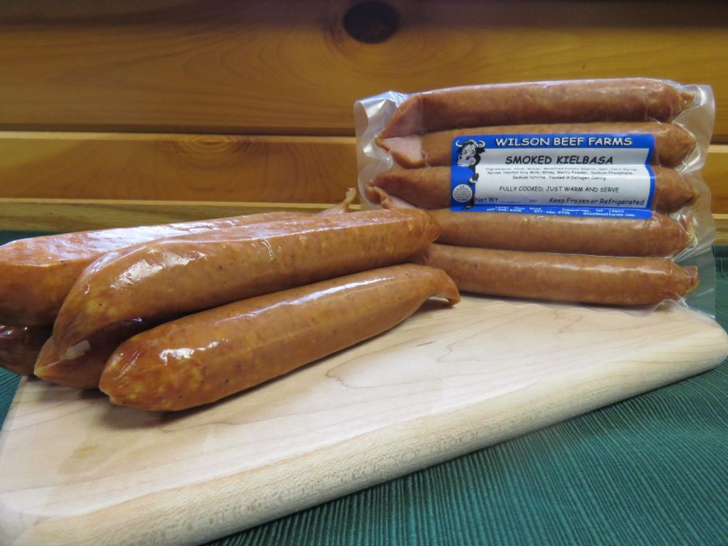 Smoked Kielbasa – $5.49/LB – Wilson Beef Farms